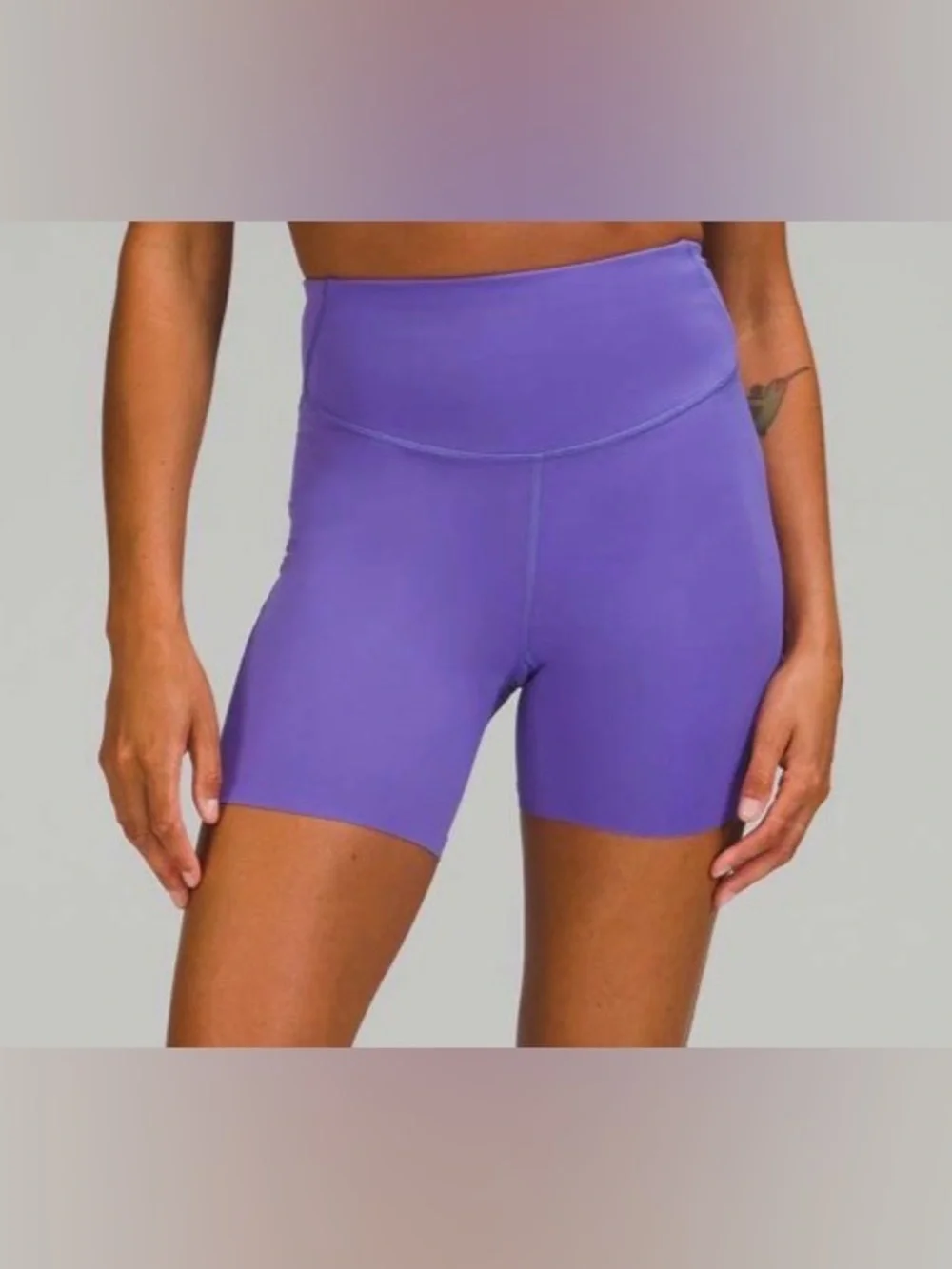 Lululemon Base Pace High Rise Shorts 6” ~ 12 ~ Charged Indigo